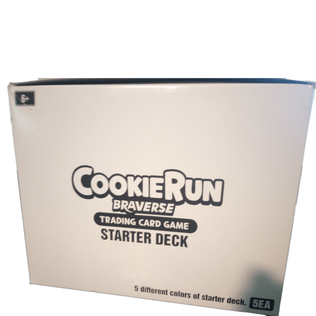 CookieRun Braverse TCG: Starter Deck - x5 (case) featuring 5 different colors of starter deck.