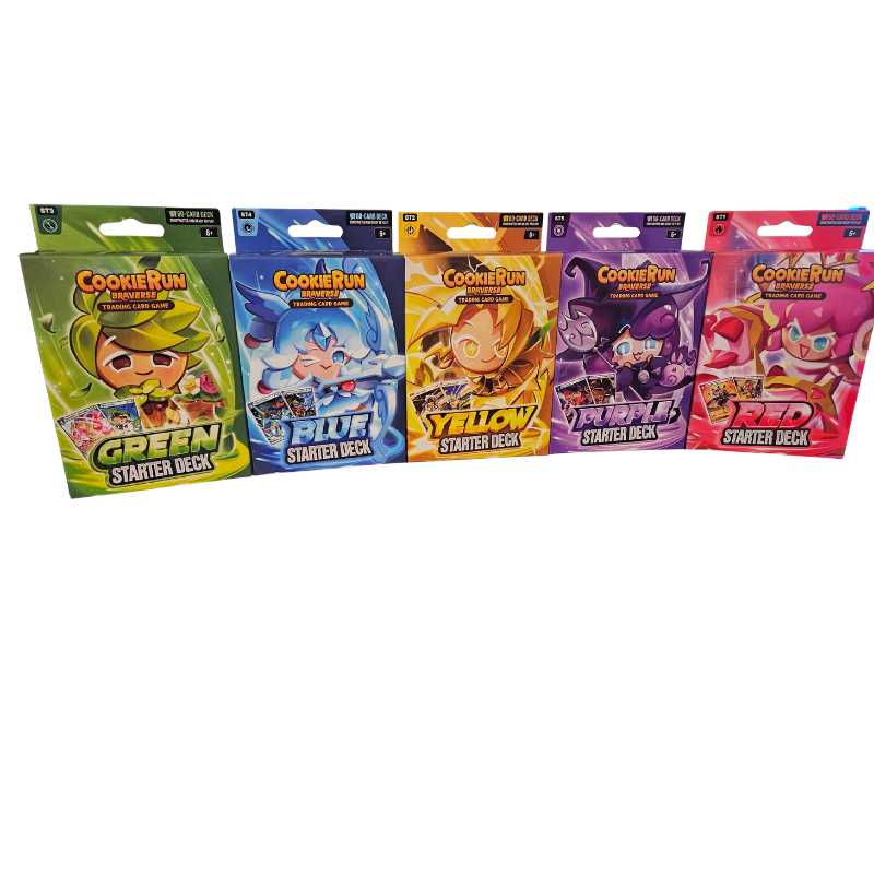 CookieRun Braverse TCG Blue Starter Deck front view with 60 cards at MagicDragonUSA.com