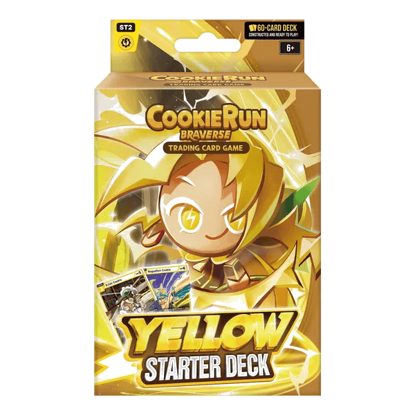 CookieRun Braverse TCG: Starter Deck packaging showcasing colorful design and characters in a sealed box.