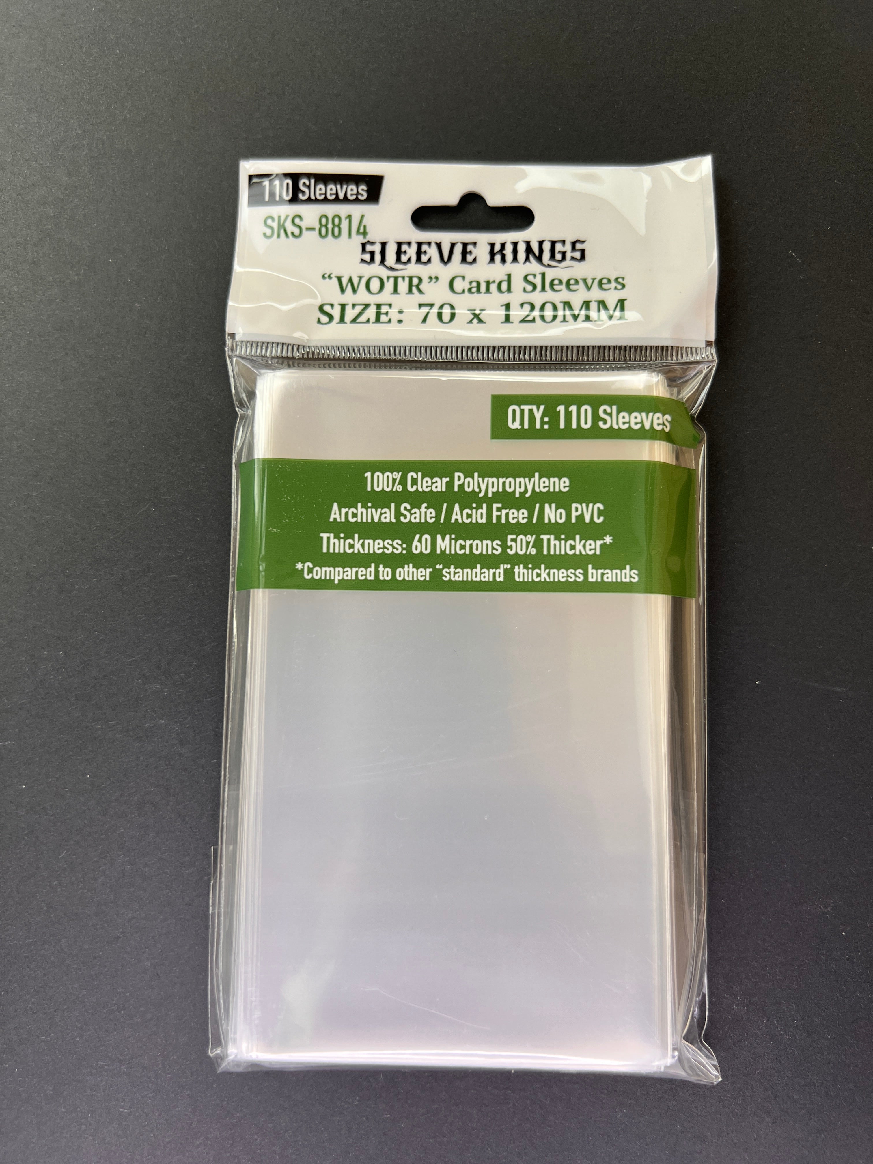 Harmonies Compatible Card Sleeve Bundle (8814 x 1) with 110 clear polypropylene sleeves, thicker than standard brands.
