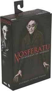 NECA Nosferatu Count Orlok Ultimate Action Figure packaging showcasing Count Orlok from the classic horror film.