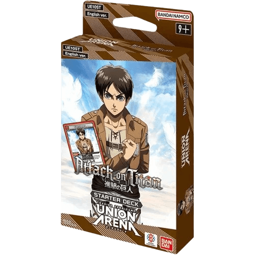 Attack on Titan - Starter Deck - UE10ST: Attack on Titan Starter Deck (UE10ST) packaging featuring Eren Jaeger.