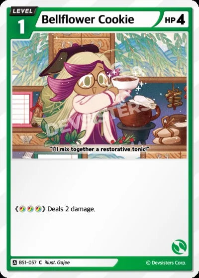 Bellflower Cookie BS1-057 C | Common Card with character mixing a restorative tonic.