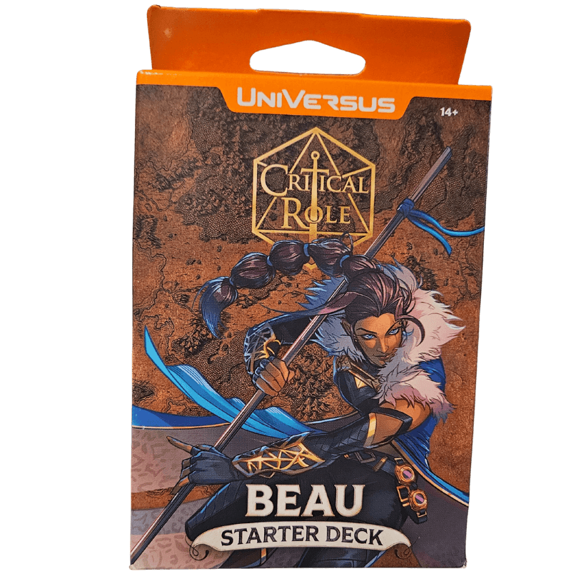 Critical Role: Heroes of Exandria Starter Decks Beau / Percy - Beau Starter Deck packaging featuring character art.