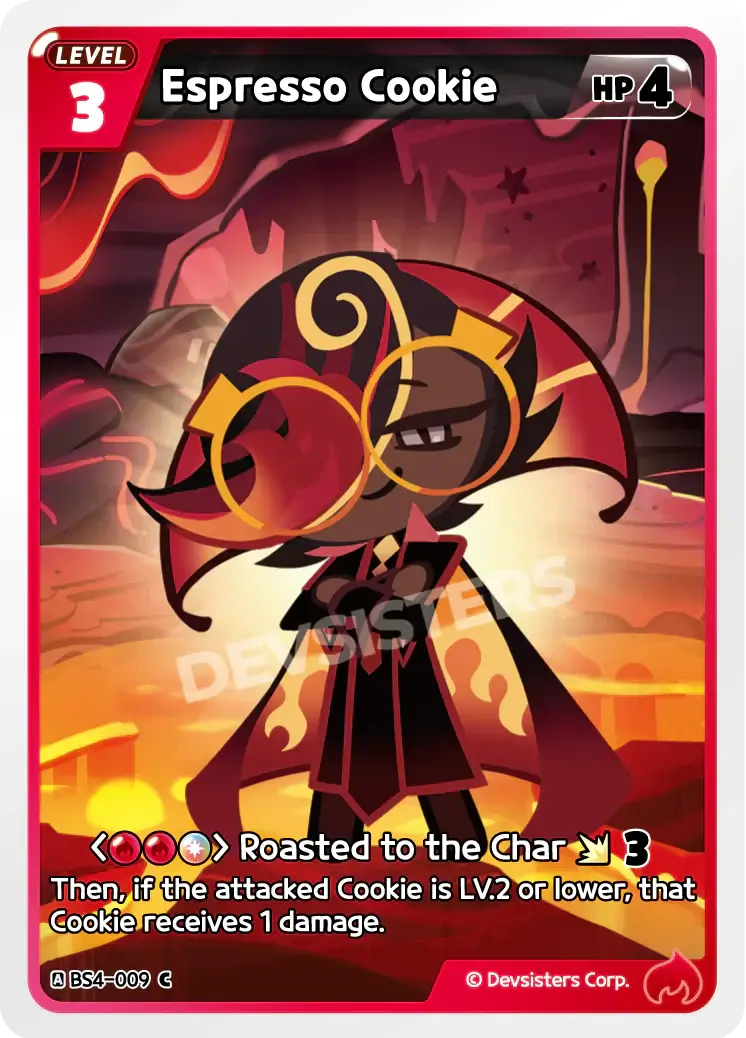 Espresso Cookie BS4-009 C | Common Cookie character artwork with key details and stats.