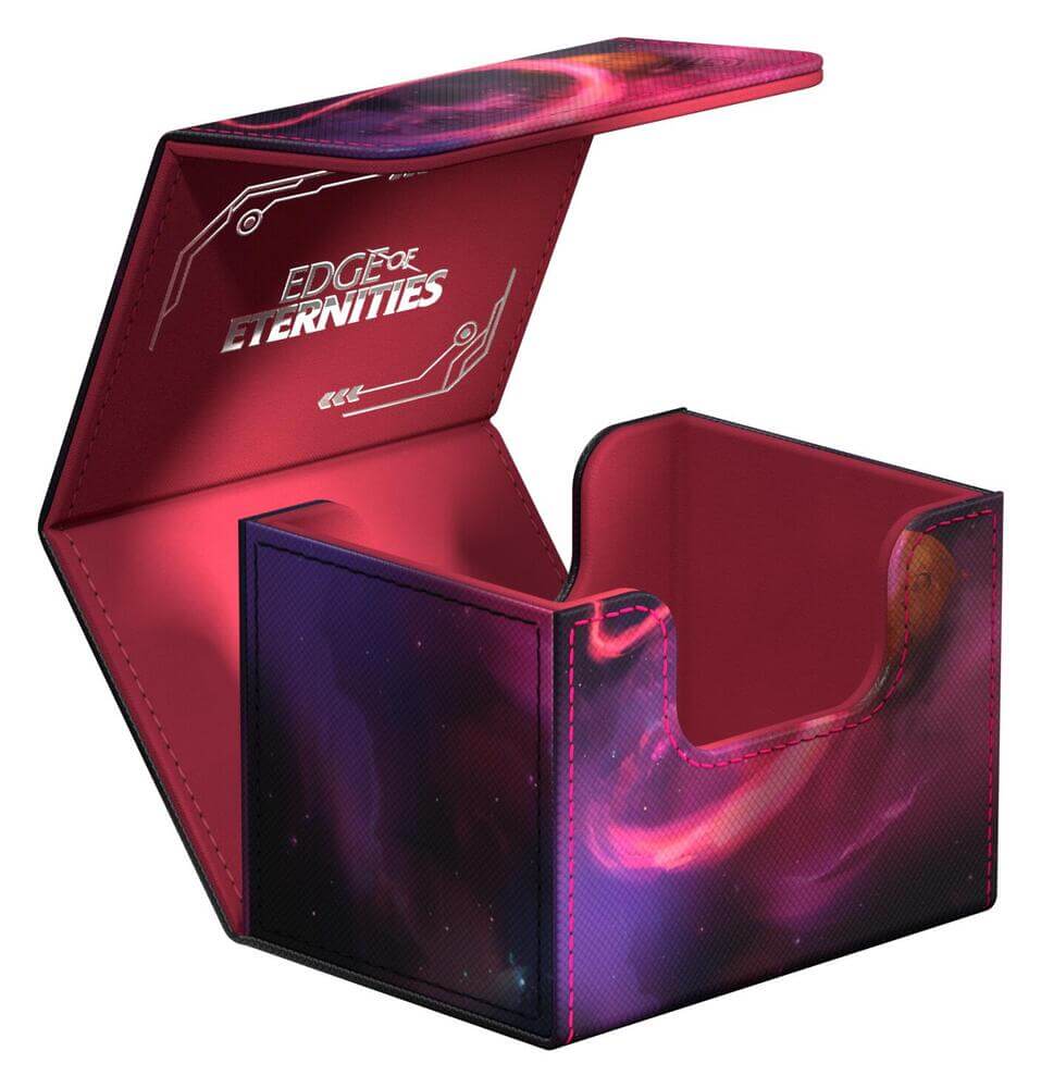 Magic: The Gathering Edge of Eternities Sidewinder 100+ Xenoskin Deck Box - Mana Confluence - Ultimate Guard Deck Boxes open view