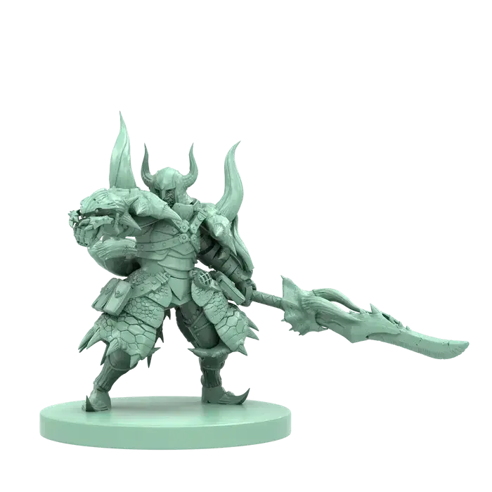 Monster Hunter World: Wildspire Waste board game box with monster miniatures, terrain pieces, and cooperative tabletop gameplay for 1–4 players