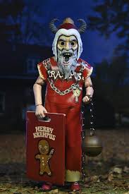 NECA Ben Cooper Costume Series 4 Krampus Clothed Action Figure in detailed horror costume with accessories.