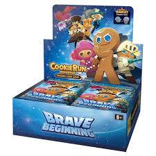 CookieRun Braverse TCG Brave Beginning Booster Box front view with 28 packs at MagicDragonUSA