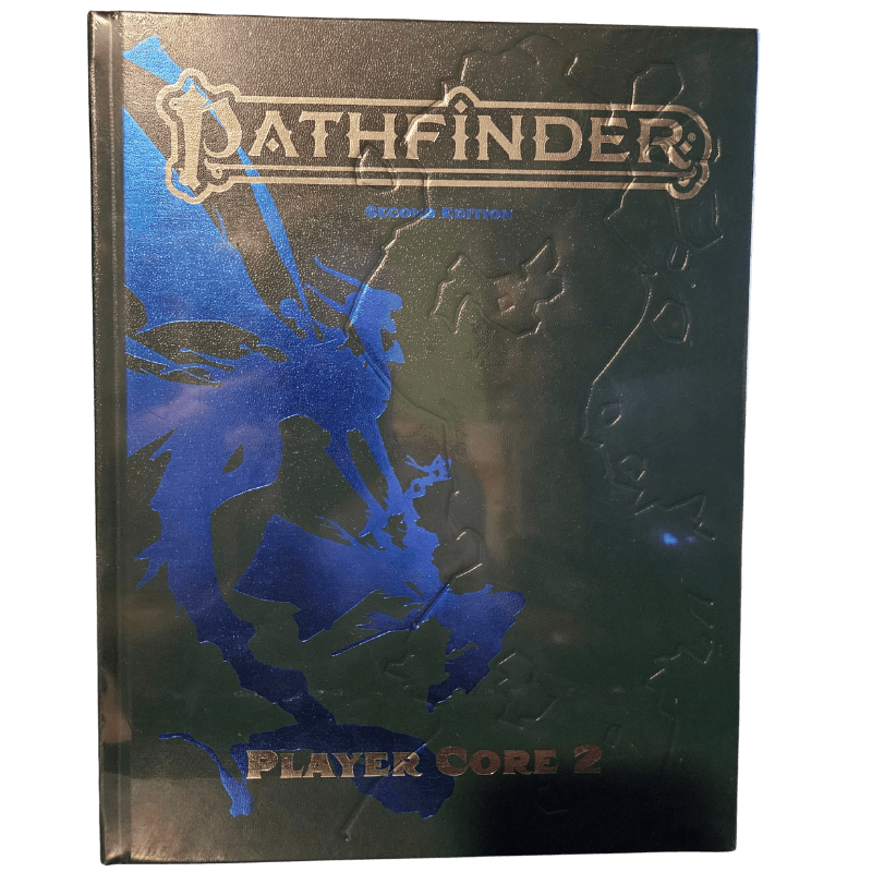 Pathfinder RPG Player Core 2 Rulebook (Special Edition) hardcover cover showcasing iconic design and title.