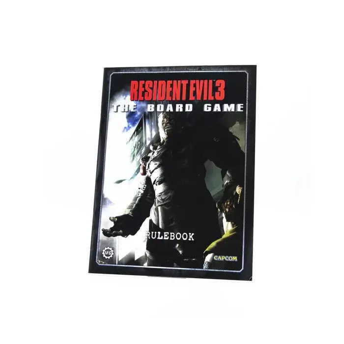 Resident Evil 3: The Board Game | 1–4 Player Campaign Horror Game by Steamforged rulebook cover