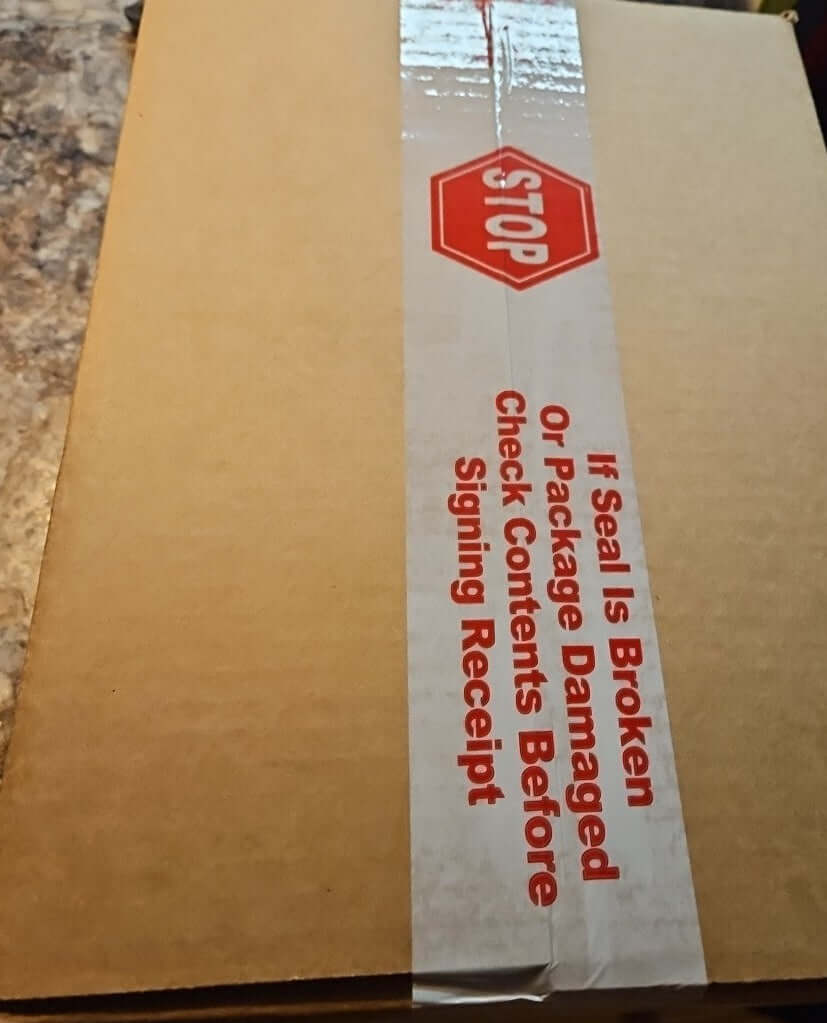 Destined Rivals Booster Bundle Sealed Case package with warning seal for delivery instructions.