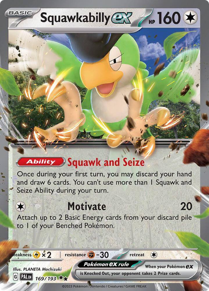 Squawkabilly ex Scarlet & Violet card