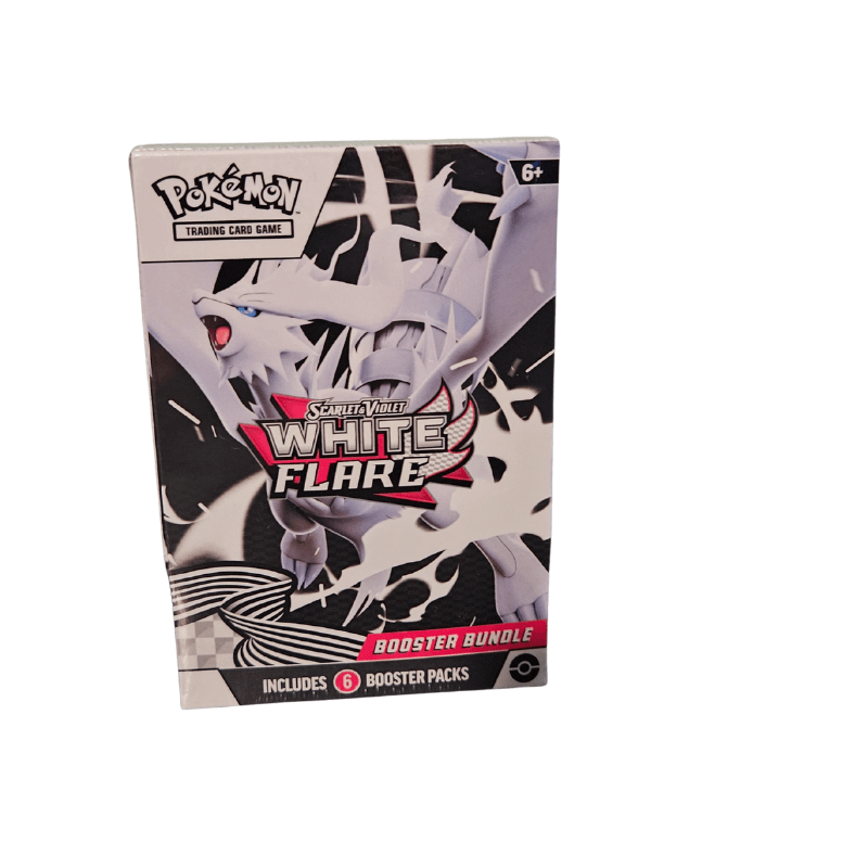 Pokémon White Flare Booster Bundle featuring booster packs, ideal for collectors and players.