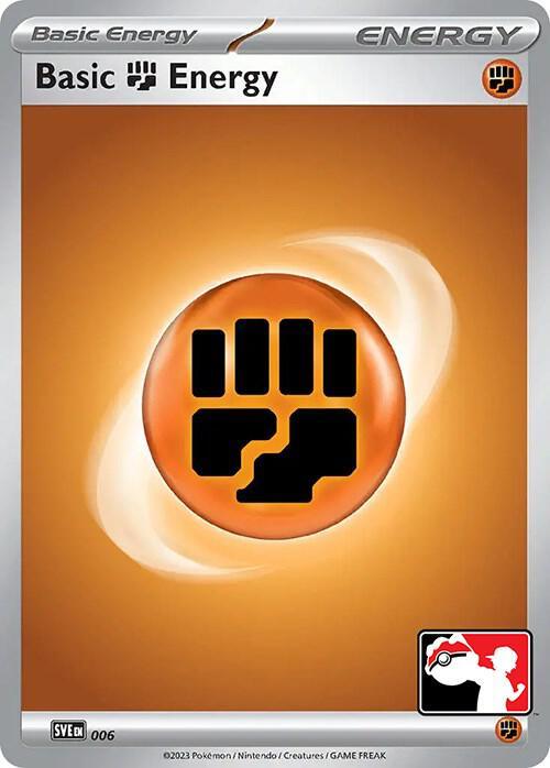 Basic Fighting Energy (006) [Prize Pack Series Three] card featuring a fighting energy symbol.