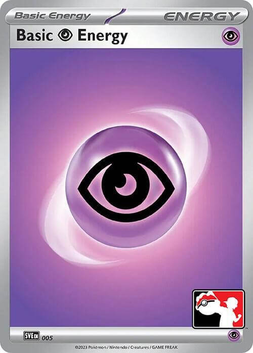 Basic Psychic Energy (005) [Prize Pack Series Three] card featuring a psychic energy symbol.