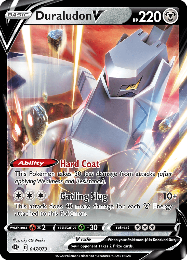 Duraludon V (047/073) [Sword & Shield: Champion's Path] ultra rare card with high HP and unique abilities