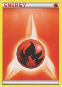 Fire Energy (Unnumbered 2013) (Theme Deck Exclusive) [Unnumbered Energies] card featuring fire symbol on red background.