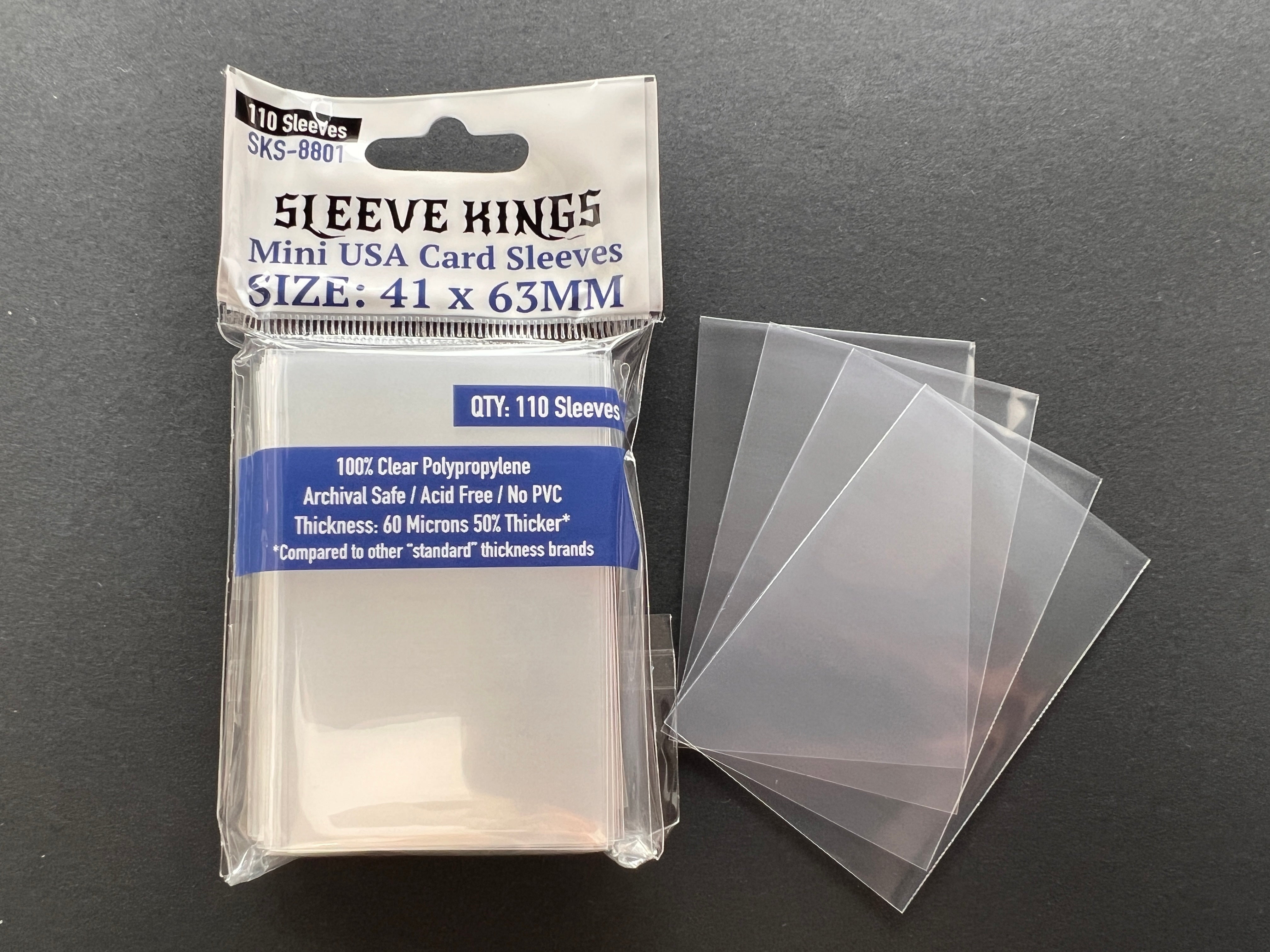 The Fox Experiment Compatible Card Sleeve Bundle (8801 x 1 + 8810 x 1 + 8814 x 1) with mini card sleeves