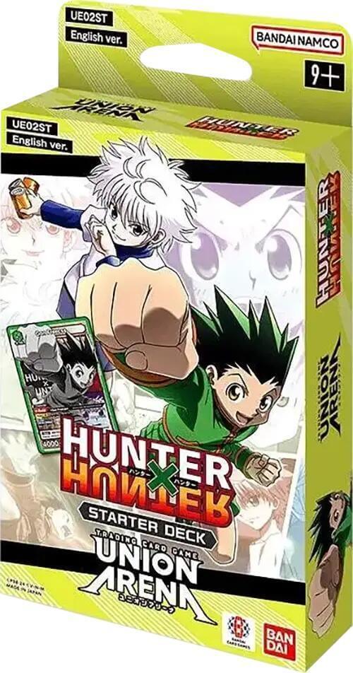 Hunter x Hunter - Starter Deck - Hunter x Hunter Starter Deck (UE02ST) packaging with characters and deck contents.