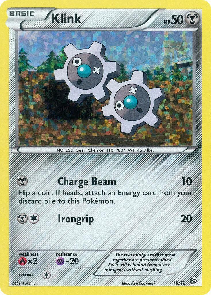 Klink (10/12) [McDonald's Promos: 2011 Collection] collectible card featuring metal Pokémon.