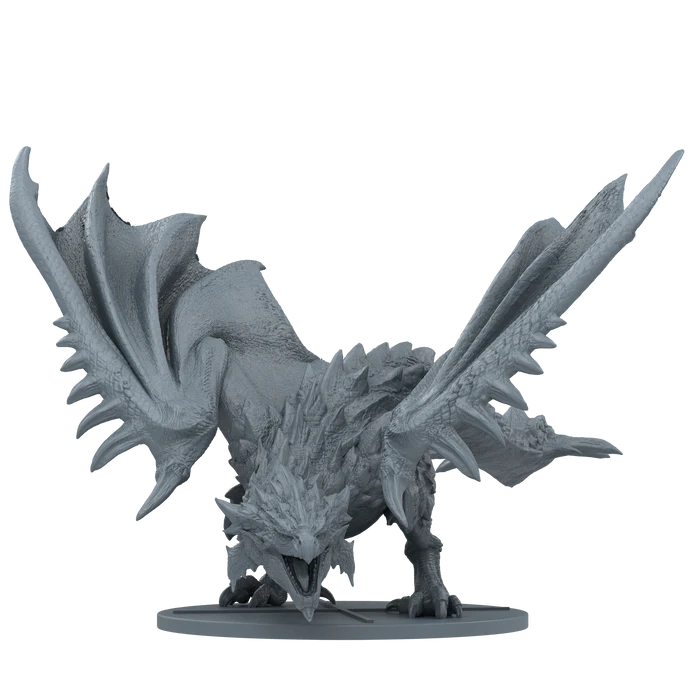 Detailed miniature of Rathalos from Monster Hunter World: The Board Game – Ancient Forest core set
