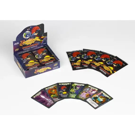 Image of Neopets Battledome TCG: Defenders of Neopia Booster Display and cards.