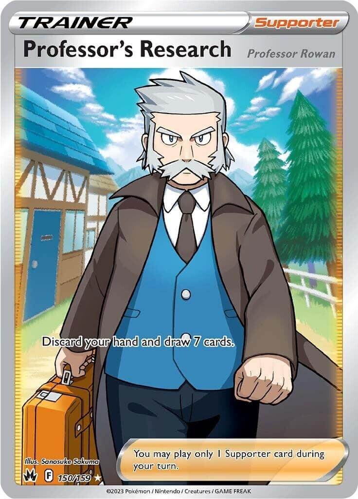 Professor's Research (150/159) (Full Art) [Sword & Shield: Crown Zenith] featuring Professor Rowan.