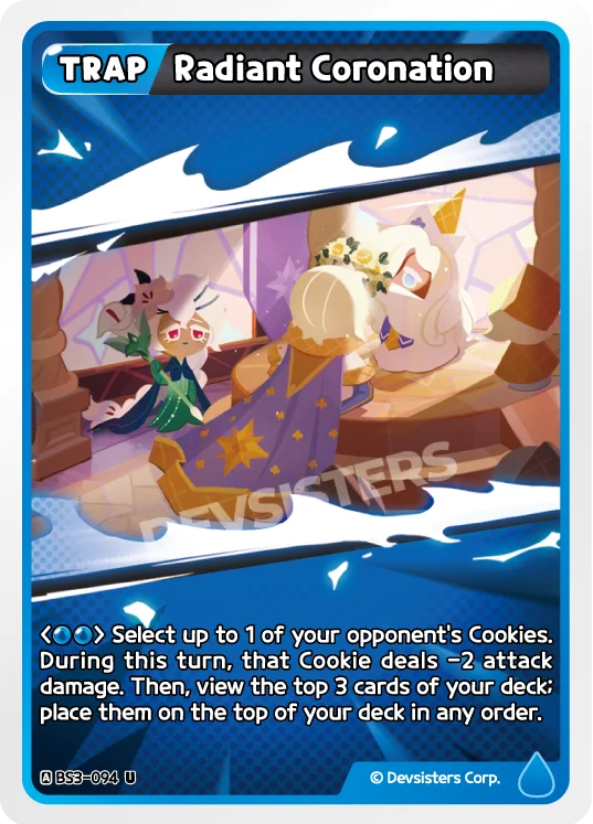 Radiant Coronation BS3-094 U | Uncommon Card, Trap card illustration from Devsisters Corp.