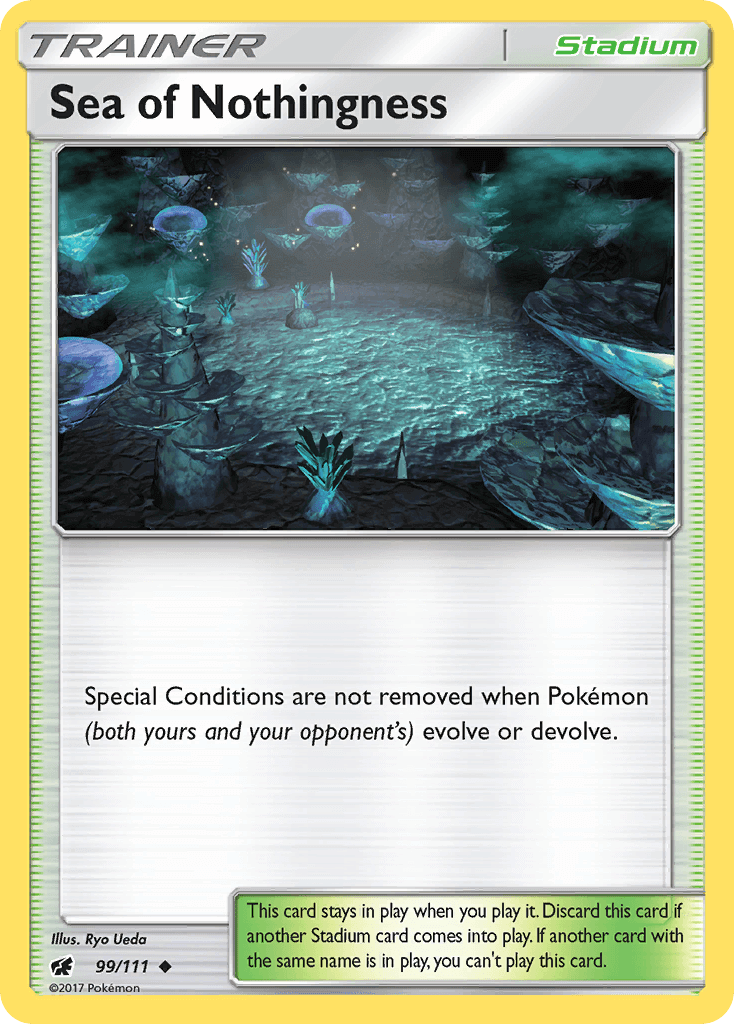 Sea of Nothingness (99/111) [Sun & Moon: Crimson Invasion] Stadium card illustration
