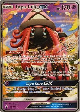 Tapu Lele GX (60/145) (Ice Path FTW - Zachary Bokhari) [World Championships 2017] card featuring HP and abilities.