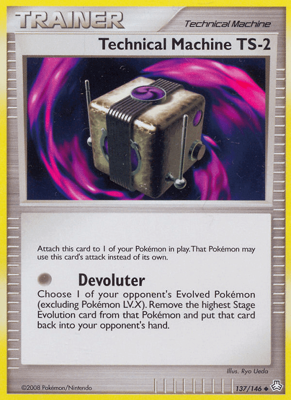 Technical Machine TS-2 (137/146) [Diamond & Pearl: Legends Awakened] card featuring an item for Pokémon gameplay.
