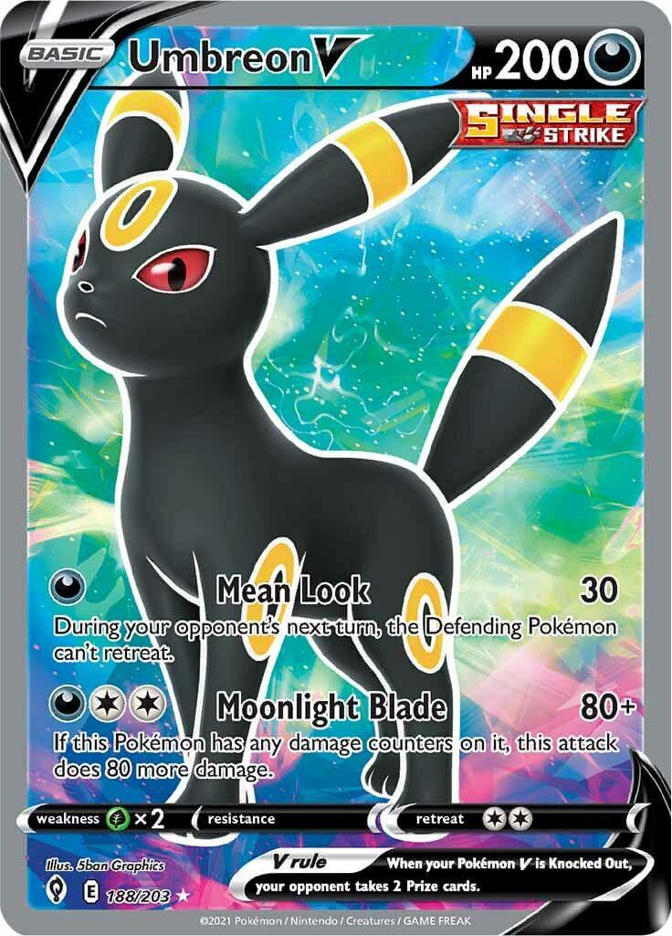 Umbreon V (188/203) [Sword & Shield: Evolving Skies] ultra rare card with powerful abilities