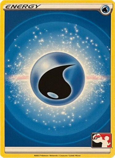 Water Energy [Prize Pack Series Two] card with a blue orb and sparkles, featuring common rarity in the Prize Pack Series Two.